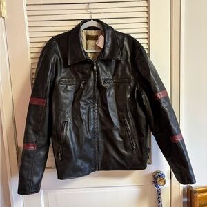 Rogue Vintage Vegan Leather Jacket size L